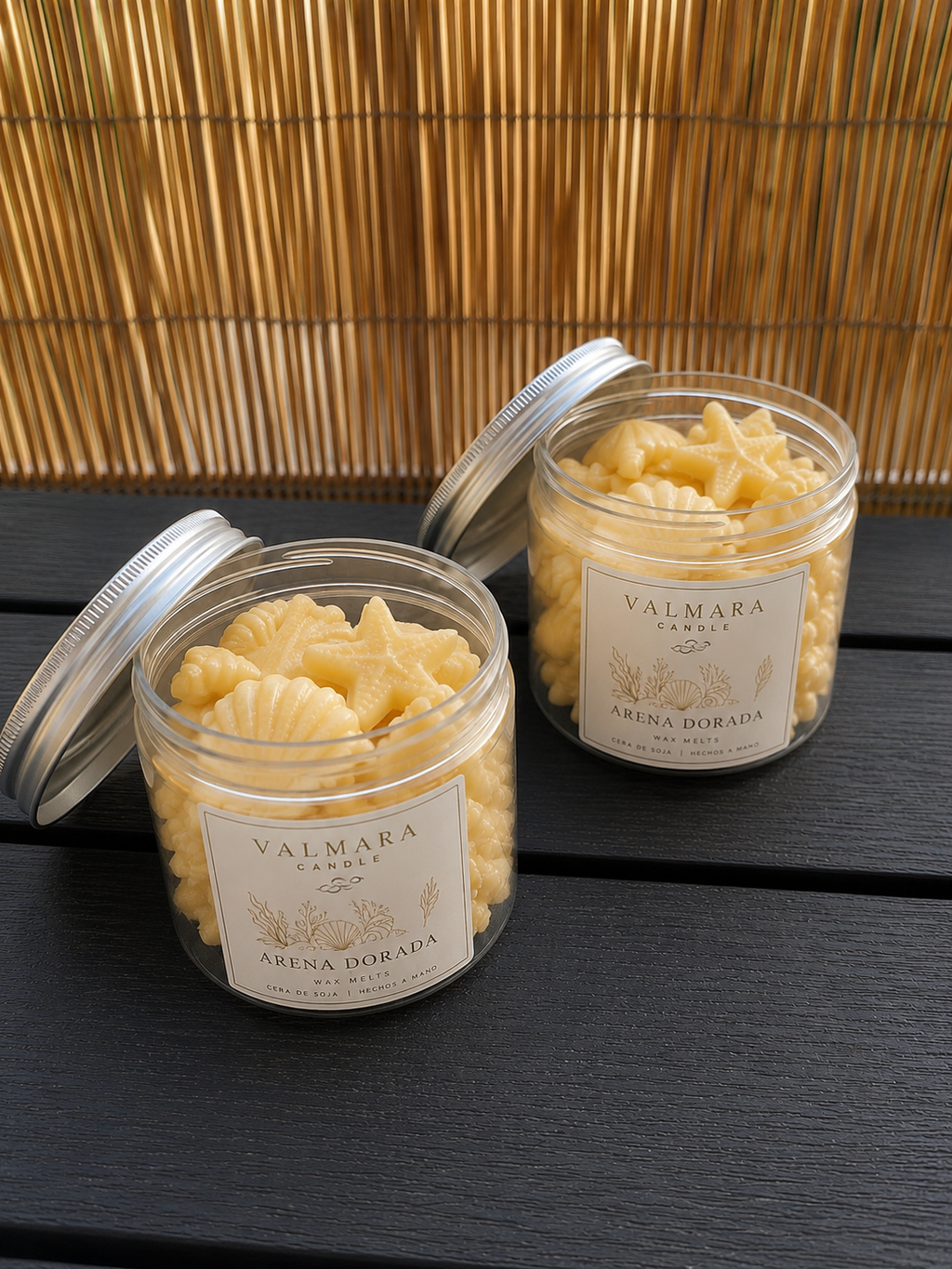 WAX MELTS ARENA DORADA | Coco - Vainilla - Azúcar Tostado