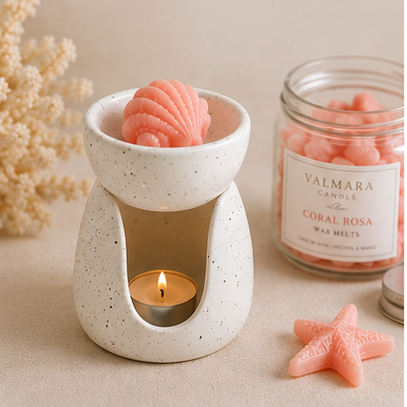 PACK MOMENTOS ESPECIALES | Quemador + Wax Melts + Cerillas de Regalo