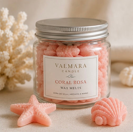 WAX MELTS CORAL ROSA | Inspirados en flores exóticas y atardeceres rosados