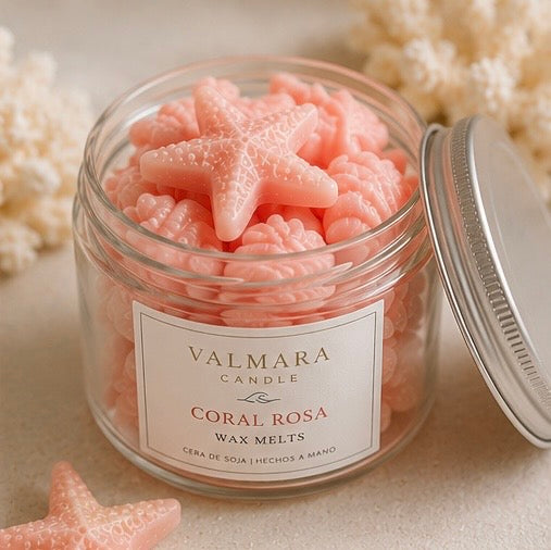 WAX MELTS CORAL ROSA | Inspirados en flores exóticas y atardeceres rosados