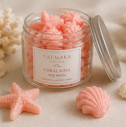 WAX MELTS CORAL ROSA | Inspirados en flores exóticas y atardeceres rosados