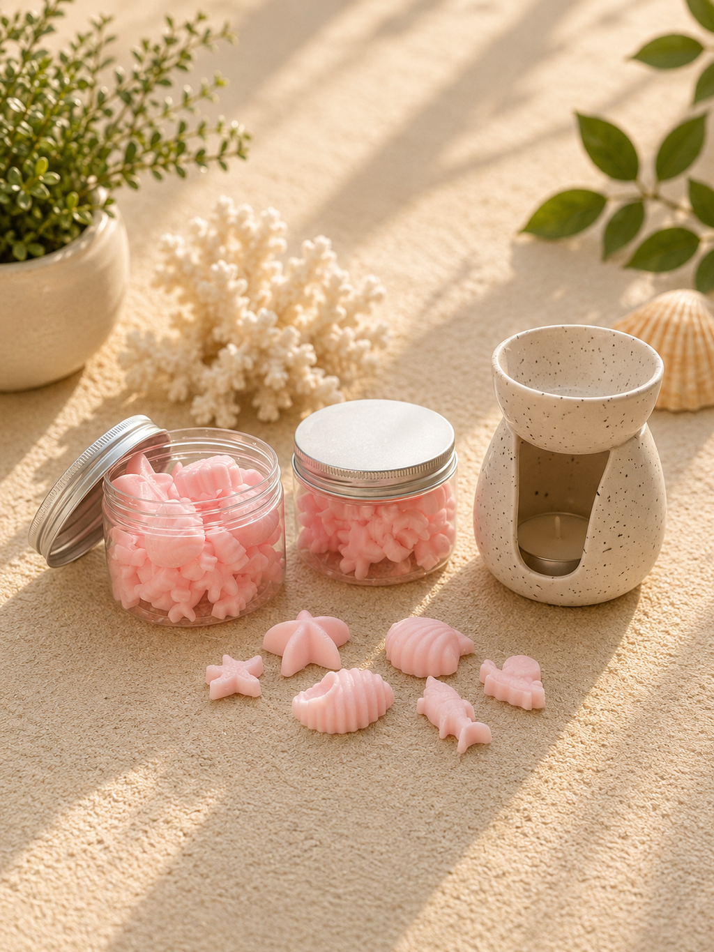 WAX MELTS CORAL ROSA | Hibisco - Frambuesa - Flor de tiaré