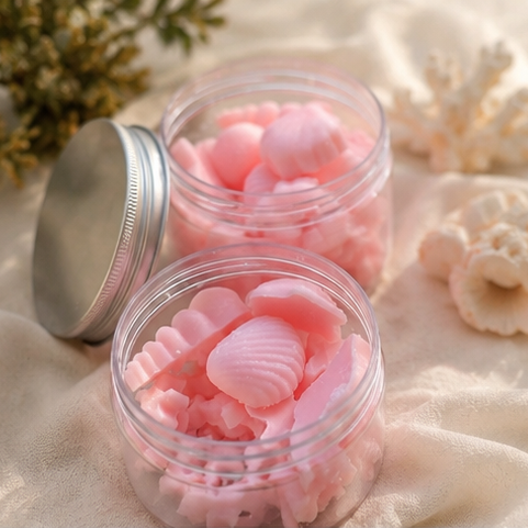 WAX MELTS CORAL ROSA | Hibisco - Frambuesa - Flor de tiaré