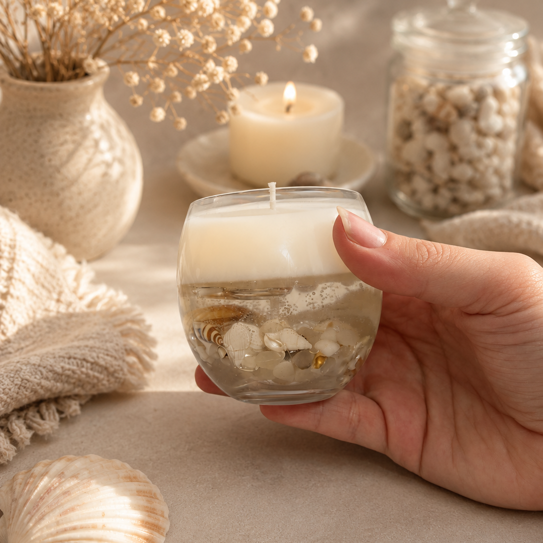 VELA DE COCO Y VAINILLA | PERLA DEL MAR