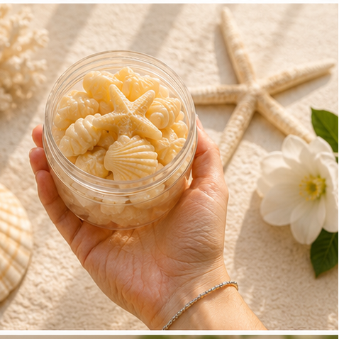 WAX MELTS ARENA DORADA | Coco - Vainilla - Azúcar Tostado
