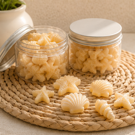 WAX MELTS ARENA DORADA | Coco - Vainilla - Azúcar Tostado