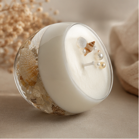 VELA DE COCO Y VAINILLA | PERLA DEL MAR