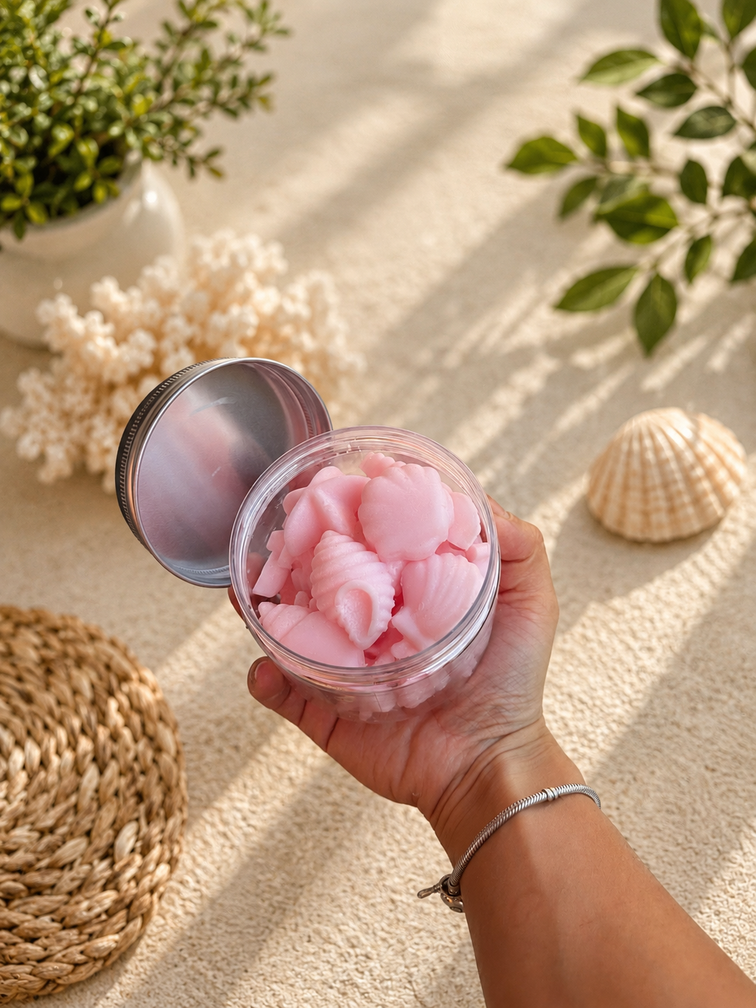 WAX MELTS CORAL ROSA | Hibisco - Frambuesa - Flor de tiaré