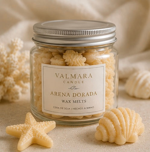 WAX MELTS ARENA DORADA | Inspirados en la calidez de la arena y el verano